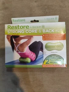 Restore by Gaiam Strong Core & Back Kit Therapy Ball and DVD New - Picture 1 of 3