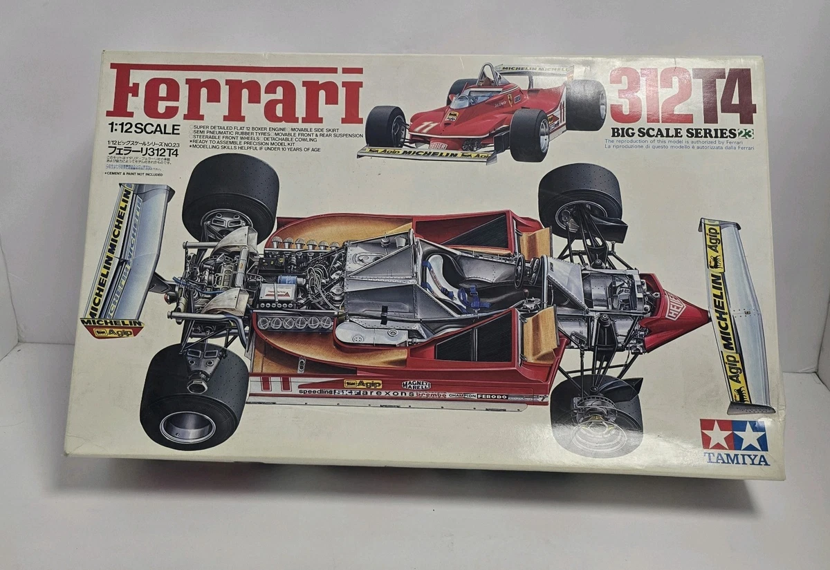Model Kit 1/12 Big Scale Series Ferrari 312T4 Tamiya From Japan
