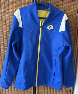 LA Rams Nike NFL On Field Full Zip Herren Blau/Gelb Neu ohne Etikett Jacke - Bild 1 von 6