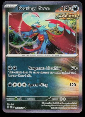 Roaring Moon 109/162 Rare SV05: Temporal Forces Pokémon Card - Image 1 of 2