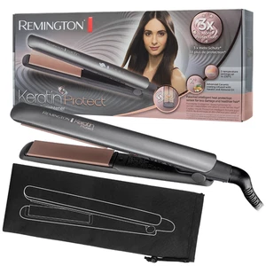 NUOVA piastra per capelli Remington Keratin Protect S8598 con custodia nera c... - Foto 1 di 4