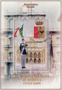 ITALIA 2000 FOLDER ACCADEMIA MILITARE DI MODENA. ANNO 2000 - Imagen 1 de 1
