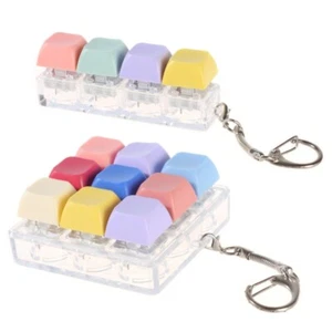 Ergonomic Switches Tester for Mechanical Keyboard Keychain Pendant 4/9Keys - Picture 1 of 10