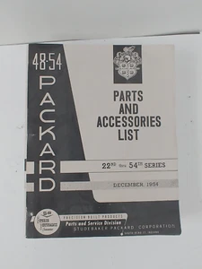 1948-1954 Packard ORIGINAL Parts and Accessories List, Illustrations & Part No. - Picture 1 of 8