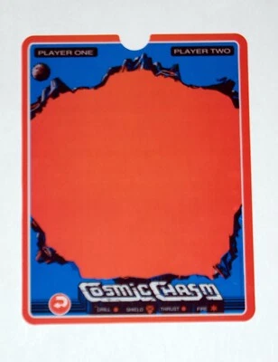 Vectrex Cosmic Chasm Overlay New Reproduction OEM Quality - Image 1 of 2