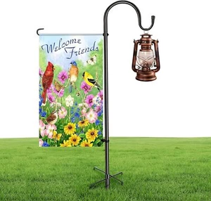 62 - Inch Garden Flag Stand - 0.63" Thick, for 28x40 Flags, Outdoor Decor - Picture 1 of 8