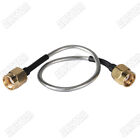 Câble semi-flexible RP-SMA mâle vers RP-SMA mâle (pin femelle) RG405 0,086" 15 cm ~ 2 m
