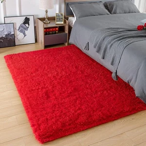 Modern Shag Carpet, 3x5 Feet, Fuzzy Shaggy Rugs for Bedroom Living Room - Picture 1 of 6