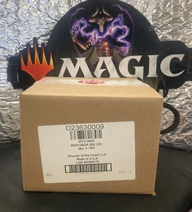 FULL SET 4 MAGIC: THE GATHERING: UNIVERSES BEYOND DOCTOR WHO COMMANDER DECKS NEW - Picture 1 of 2