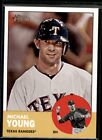 2012 Topps Heritage Michael Young #373a Texas Rangers