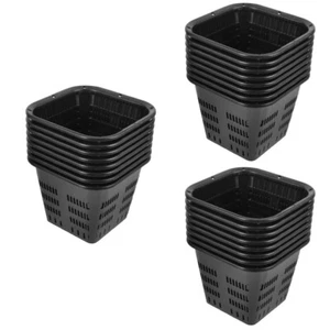 Set of 3 Pflanzkorb Hydroponische Pflanzkörbe Quadratischer Netztopf - Bild 1 von 12
