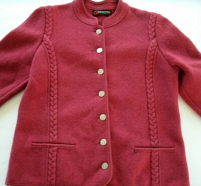 Chaqueta cárdigan tejida para mujer Giesswein de lana talla 40 grande Foto 1 de 4