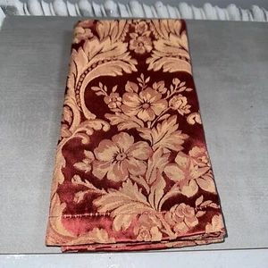 Vintage Waterford Red Gold Brianne Ruby Dinner Napkins 20 X 20 - Picture 1 of 8