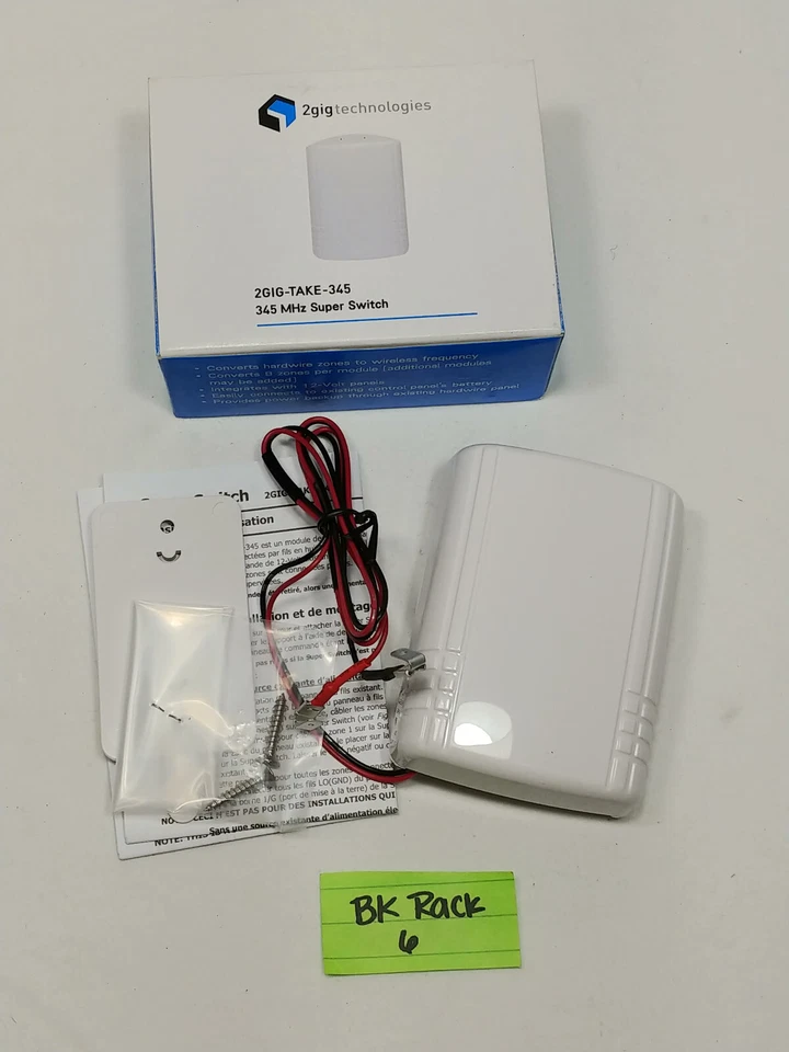 2GIG TECHNOLOGIES 345MHZ SUPER SWITCH 2GIG-TAKE-345