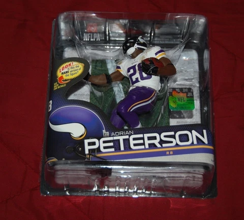 MINNESOTA VIKINGS ADRIAN PETERSON  #28 NFL SERIES 34 ACTION FIGURES Cover