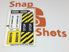 NEW Lego 60119 City Ferry Sticker Sheet Parts Pieces