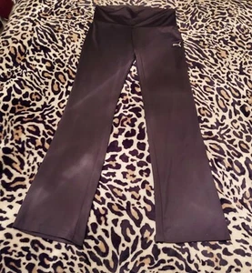 Size XL Puma Athletic Pants Stretch High Waist Foldable Actvewear Youth Grey - Picture 1 of 2