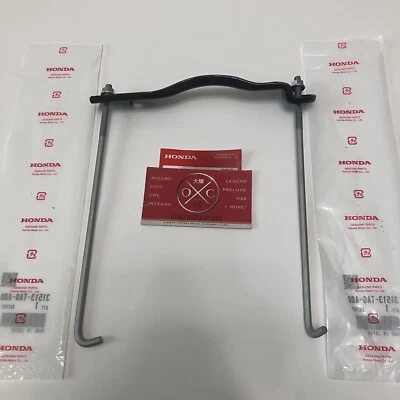Genuine OEM 2015-20 Honda Fit Battery Tie Down Kit Setting Plate & JHook Set NEW - Image 1 of 3