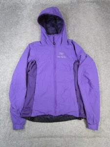 Vintage Arc'Teryx Atom AR Jacket Womens Small Purple Insulated Full Zip - Picture 1 of 12