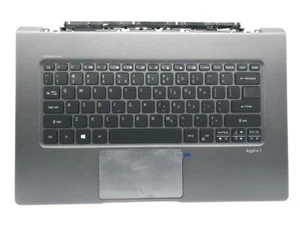 Nuevo teclado retroiluminado EE. UU. para Acer Aspire R7-372T gris reposamanos con panel táctil - Imagen 1 de 4