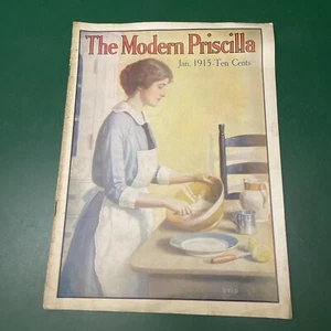 Enero 1915 - Revista Priscilla moderna - Diez centavos - - Imagen 1 de 7