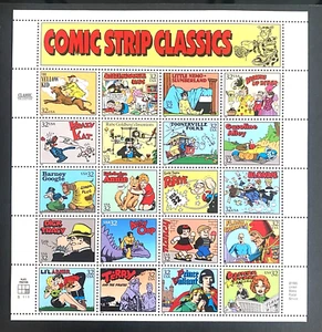 SoCo Stamps - US Scott #3000  Comic Strip Classics 32c  Sheet MNH - Picture 1 of 2