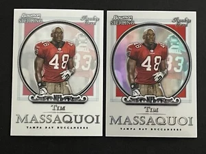 TIM MASSAQUOI ~ 2006 Bowman Sterling + REFRACTOR Parallel #/199 ~ BUCCANEERS RC - Picture 1 of 3