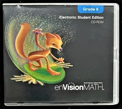 6th Grade enVision Electronic STUDENT EDITION CD-ROM - Hard Case (2009, Pearson) - Image 1 of 4
