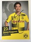 Shinji Kagawa 2017-18 Official Hand Signed Borussia Dortmund Autograph Card 