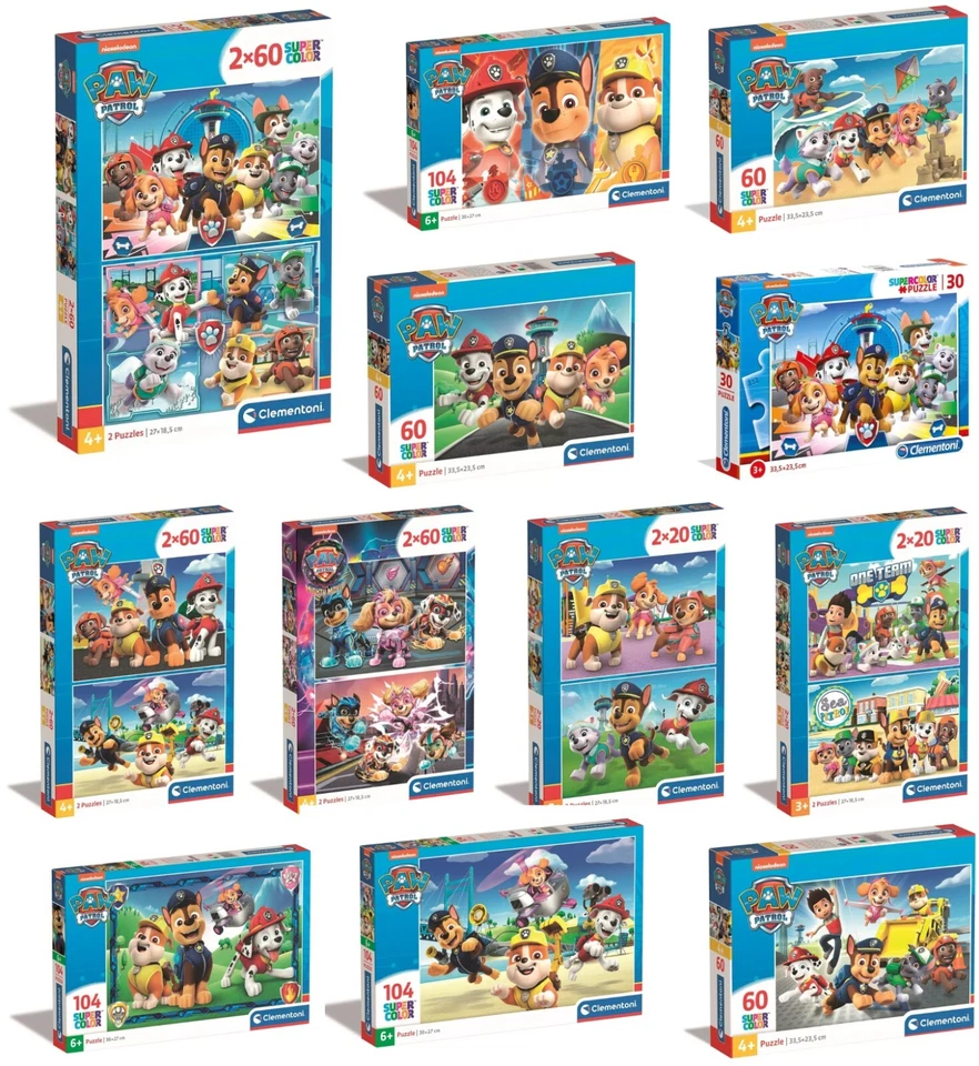 Clementoni Paw Patrol Supercolor Puzzle From 3/4/6J. Children's Jigsaw Various - Image 1 of 1