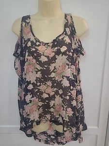 Fate Silk Ladies Sheer Floral Blouse - Picture 1 of 7