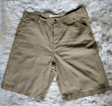 Men's 38 Timberland Utility Cotton Canvas Camel Carpenter Utility Shorts