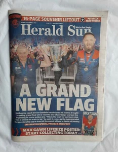 HERALD SUN NEWSPAPER MELBOURNE AFL WIN 2021 EDITION 27/09/2021 LIFTOUT 16 PAGE - Picture 1 of 11