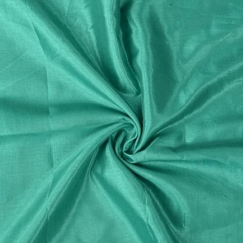 Indian Green Fabric Santoon Dressmaking Tunic Top 4Y Material Sewing 42"W Fabric - Image 1 of 1