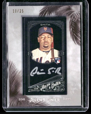 DOMINIC SMITH 2018 Topps Allen & Ginter X Framed Mini Auto Baseball RC #5/25 - Image 1 of 2