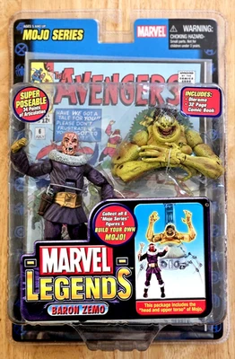 Vintage ToyBiz Marvel Legends MOJO BAF BARON ZEMO Chase Variant Avengers 2006 - Image 1 of 4