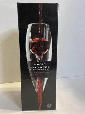 Filtro de aireador de vino jarra mágica filtro de sedimentos con soporte y bolsa de almacenamiento Foto 1 de 4