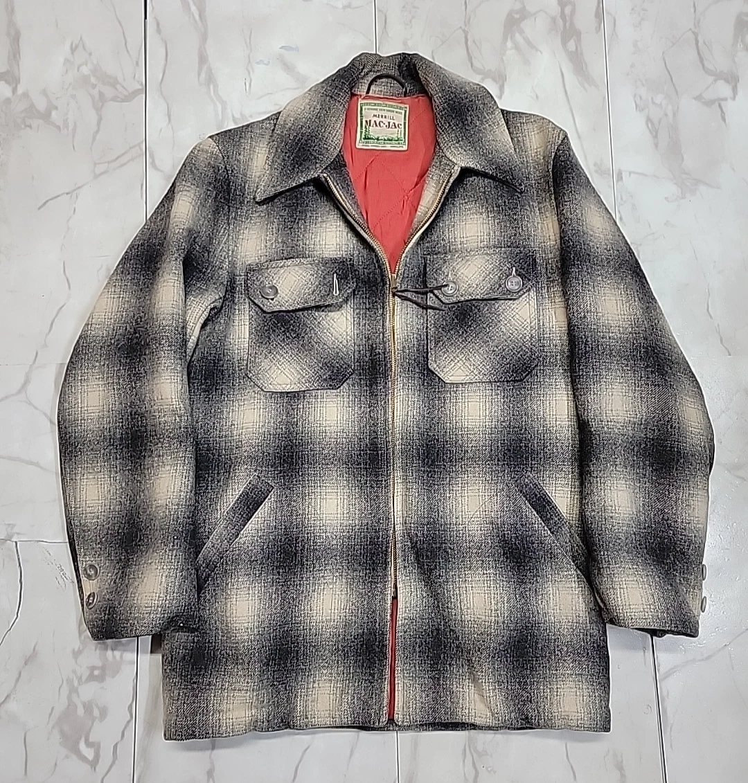 1950s 100% Wool Rockabilly Vintage Outerwear Coats & Jackets