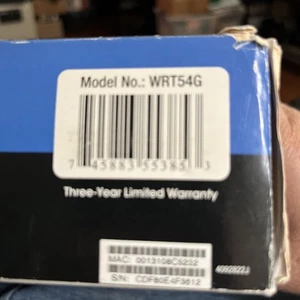 Linksys WRT54G Wireless-G Broadband Router 2.4 GHz - Picture 1 of 4