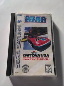Daytona USA: Championship Circuit Edition (Sega Saturn, 1996) CIB NO Reg Card