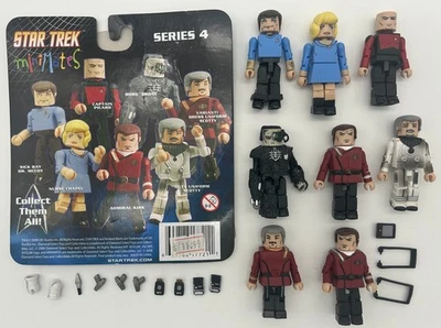 MiniMates - Juego de 8 piezas Star Trek - Kirk, Picard, Borg, Nurse Chapel, Scotty, + Foto 1 de 4
