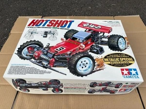 Junk RC 1/10 Metallic Special Hot Shot Racing Buggy Tamiya TEU-105BK Japan - Picture 1 of 7