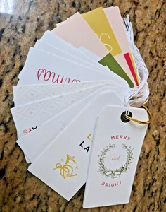 Michel & Co. Assorted Variety Gift Tags- 24 w/ Strings - NEW - Picture 1 of 3