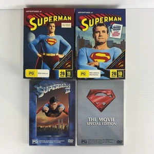 Adventures of Superman Complete First And Second Seasons DVD George Reeves - Picture 1 of 8
