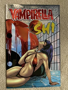 HARRIS COMICS VAMPIRELLA - SHI #1 (1997) Cubierta Variante Cromo Estado Casi Nuevo - Imagen 1 de 9
