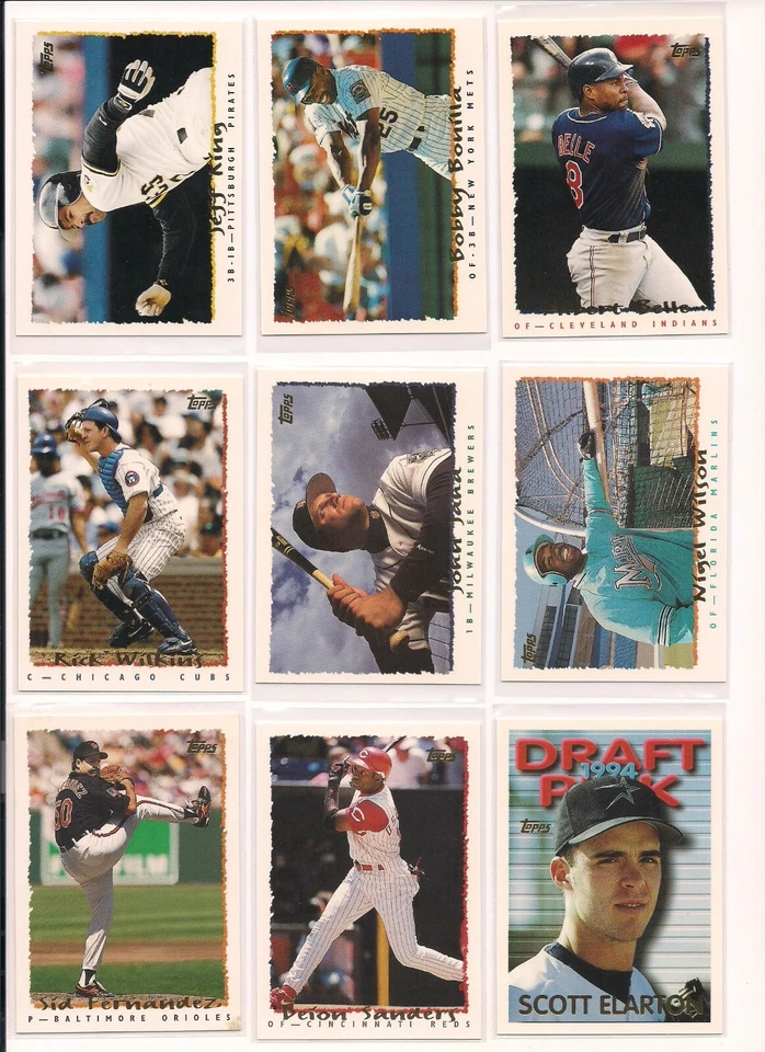 1995 Topps Baseball Trading Cards + Inserts / Choose f/ List #s 501 - 660 / mb14 - Image 1 of 4