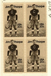 US #2089 Jim Thorpe Block (4) MNH - Picture 1 of 1