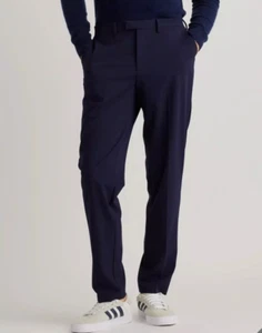 NEW NWT Quince Cotton Blend Lightweight Dress Pants NAVY NWT size 32x30 - Picture 1 of 6