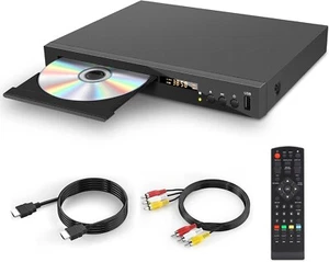 Blu-ray Player, Full HD 1080P Blu Ray DVD Player Play Multi Region DVDs and Regi - Picture 1 of 9
