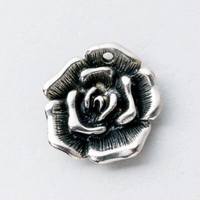 Silber Anhänger Kettenanhänger Rose 1,66 g - Bild 1 von 4
